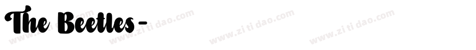 The Beetles字体转换